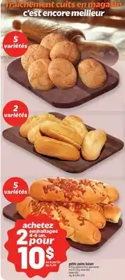 Metro PETITS PAINS FRAIS | KAISER ROLLS offer