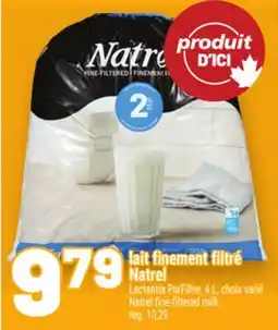 Metro LAIT FINEMENT FILTRÉ NATREL | NATREL FINE-FILTERED MILK offer