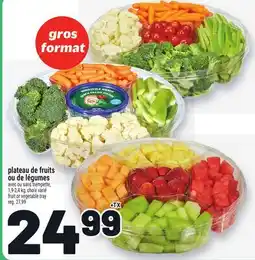 Metro PLATEAU DE FRUITS OU DE LÉGUMES | FRUIT OR VEGETABLE TRAY offer