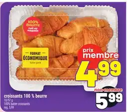 Metro CROISSANTS 100 % BEURRE | 100% BUTTER CROISSANTS offer