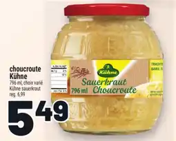 Metro CHOUCROUTE KÜHNE | KÜHNE SAUERKRAUT offer