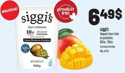 Metro SIGGI'S YOGOURT SKYR RICHE EN PROTÉINES offer