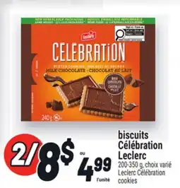 Metro LECLERC CÉLÉBRATION COOKIES offer