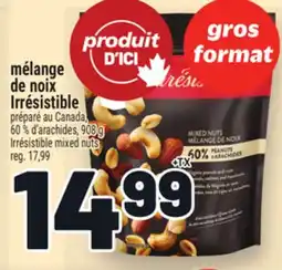 Metro MÉLANGE DE NOIX IRRÉSISTIBLE | IRRÉSISTIBLE MIXED NUTS offer