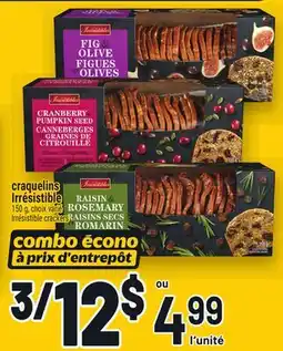 Metro CRAQUELINS IRRÉSISTIBLE | IRRÉSISTIBLE CRACKERS offer
