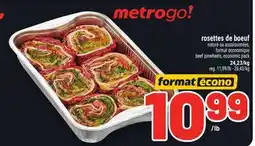 Metro ROSETTES DE BŒUF | BEEF PINWHEELS offer