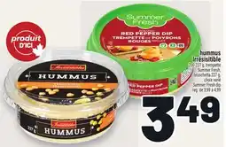 Metro HUMMUS IRRÉSISITIBLE | SUMMERFRESH DIP offer