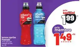 Metro BOISSON SPORTIVE POWERADE | POWERADE SOFT DRINK offer