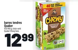 Metro BARRES TENDRES QUAKER | QUAKER CHEWY BARS offer