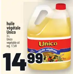 Metro HUILE VÉGÉTALE UNICO | UNICO VEGETABLE OIL offer