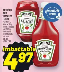 Metro KETCHUP AUX TOMATES | HEINZ TOMATO KETCHUP offer