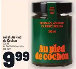 Metro RELISH AU PIEDDECOCHON | AU PIEDDECOCHON RELISH offer