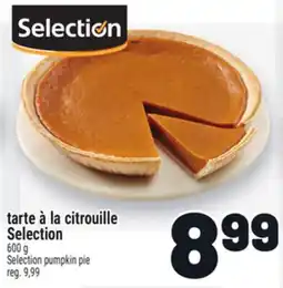 Metro TARTE À LA CITROUILLE SELECTION | SELECTION PUMPKIN PIE offer