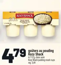 Metro GOÛTERS AU POUDING KOZYSHACK | KOZYSHACK PUDDING SNACK CUPS offer
