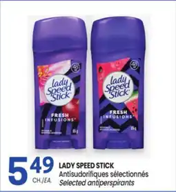 Uniprix LADY SPEED STICK Antisudorifiques sélectionnés/Selected antiperspirants offer