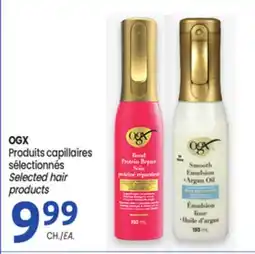 Uniprix OGX Produits capillaires sélectionnés/Selected hair products offer