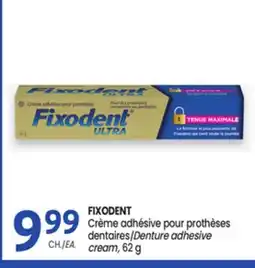 Uniprix FIXODENT Crème adhésive pour prothèses dentaires/Denture adhesive cream offer