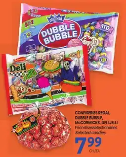 Uniprix CONFISERIES REGAL, DUBBLE BUBBLE, McCORMICKS, DELI JELLI offer