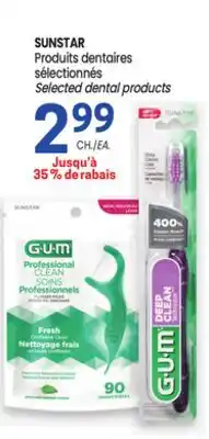 Uniprix SUNSTAR Produits dentaires sélectionnés Selected dental products offer