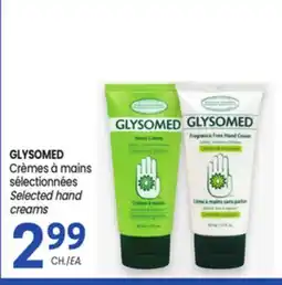 Uniprix GLYSOMED Crèmes à mains sélectionnées/Selected hand creams offer