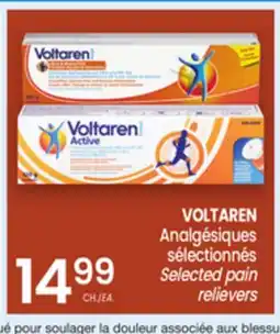 Uniprix VOLTAREN Analgésiques sélectionnés/Selected pain relievers offer