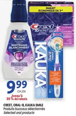 Uniprix CREST, ORAL-B, KAUKA SMILE offer