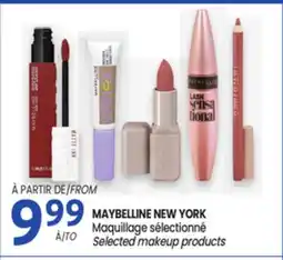 Uniprix MAYBELLINE NEW YORK Maquillage sélectionné/ Selected makeup products offer
