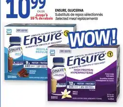 Uniprix ENSURE, GLUCERNA Substituts de repas sélectionnés / Selected meal replacements offer