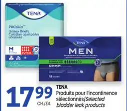 Uniprix TENA Produits pour l'incontinence sélectionnés/Selected bladder leak products offer