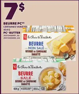 Provigo BEURRE PC, 454 G | PC BUTTER offer