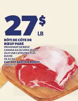 Provigo RÔTI DE CÔTE DE BŒUF PARÉ | CAP OFF BEEF RIB ROAST offer
