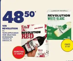 Provigo VOIR SÉLECTION EN MAGASIN | VIN REVOLUTION offer