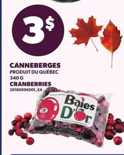 Provigo CANNEBERGES | CRANBERRIES offer
