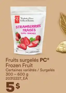 Provigo FRUITS SURGELÉS PC | FROZEN FRUIT offer