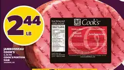 Provigo JAMBONNEAU COOK'S | COOK'S PORTION HAM offer