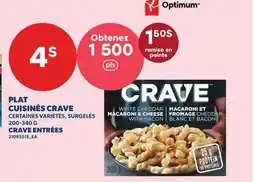 Provigo PLAT CUISINÉS CRAVE, 200-340 G | CRAVE ENTRÉES offer