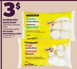 Provigo GUIMAUVES SANS NOM | NO NAME MARSHMALLOWS offer