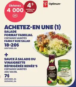 Provigo SALADE FORMAT FAMILIAL | FAMILY SIZE SALAD offer