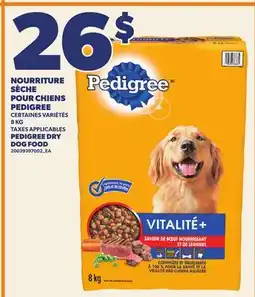 Provigo NOURRITURE SÈCHE POUR CHIENS PEDIGREE | PEDIGREE DRY DOG FOOD offer