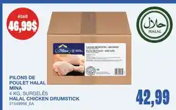 Wholesale Club PILONS DE POULET HALAL MINA offer