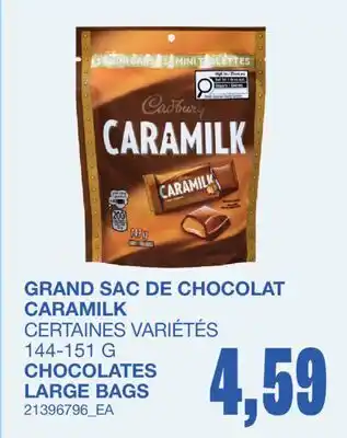 Wholesale Club GRAND SAC DE CHOCOLAT CARAMILK offer
