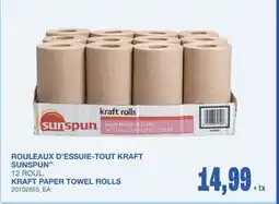 Wholesale Club ROULEAUX D'ESSUIE-TOUT KRAFT, 12 ROUL offer