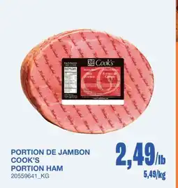 Wholesale Club PORTION DE JAMBON offer