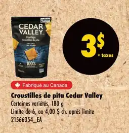Wholesale Club Croustilles de pita Cedar Valley offer
