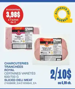 Wholesale Club CHARCUTERIES TRANCHÉES, 600/700 G offer
