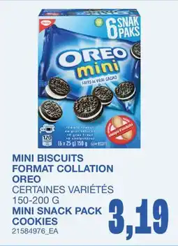 Wholesale Club MINI BISCUITS FORMAT COLLATION offer
