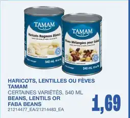 Wholesale Club HARICOTS, LENTILLES OU FÈVES offer