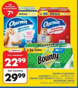 Wholesale Club PAPIER HYGIÉNIQUE, 24 ROUL. = 96 ROUL. OU ESSUIE-TOUT, 8 ROUL. = 24 ROUL offer