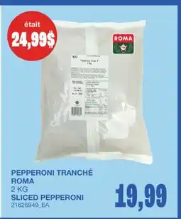 Wholesale Club PEPPERONI TRANCHÉ offer