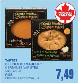 Wholesale Club TARTES DÉLICES DU, 580 G-1 KG offer